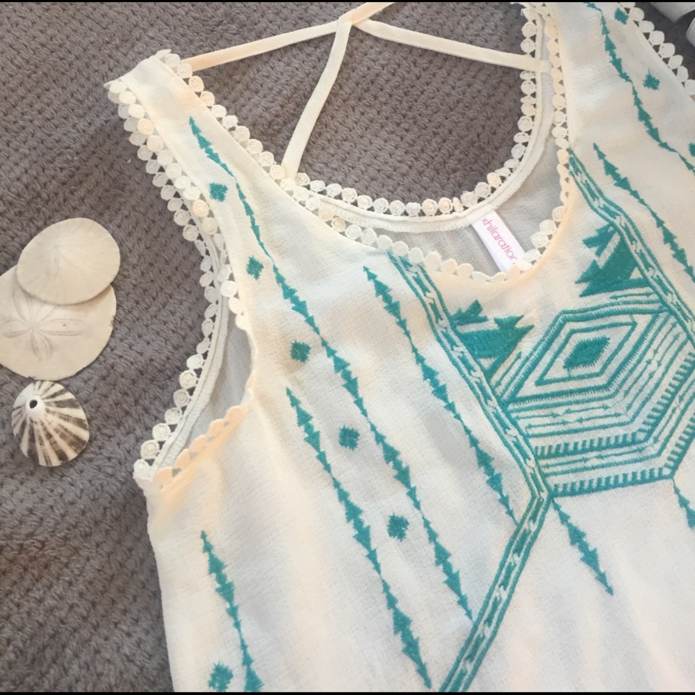 Aztec Print Tank Top