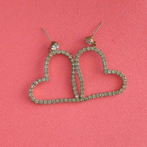 Gold Heart Earrings