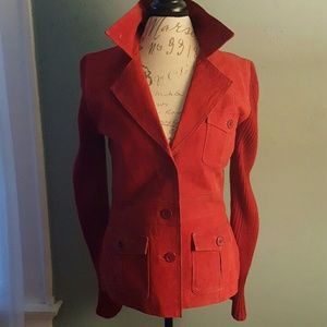 Red Suede Coat