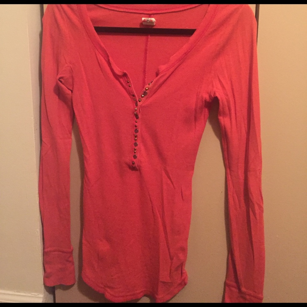 Free people long sleeve t shirt size small