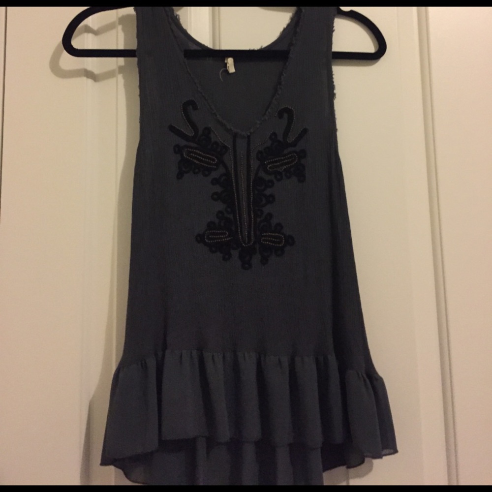 navy urban outfitters top