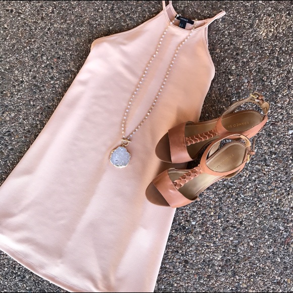 Forever 21 Dresses & Skirts - F21 BLUSH-TAN COLOR Slip Dress, Simple Design