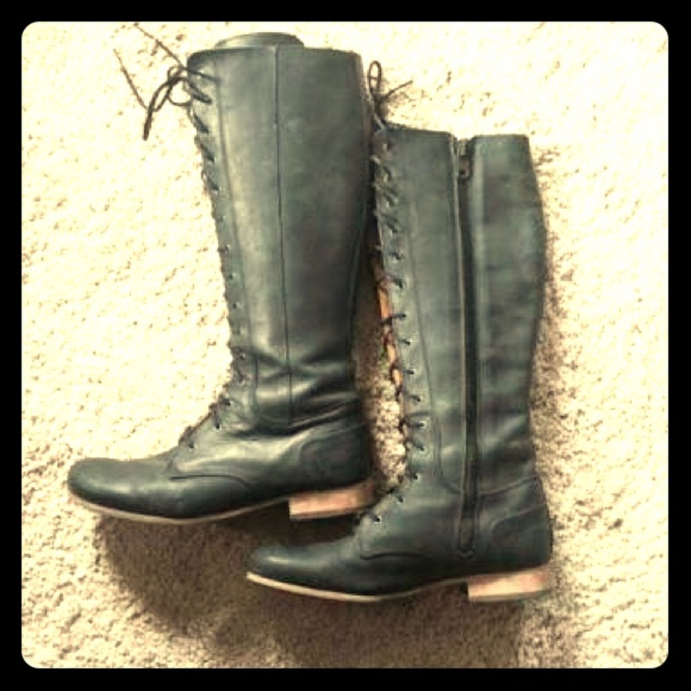 John Fluevog Radio KCRW tall boot