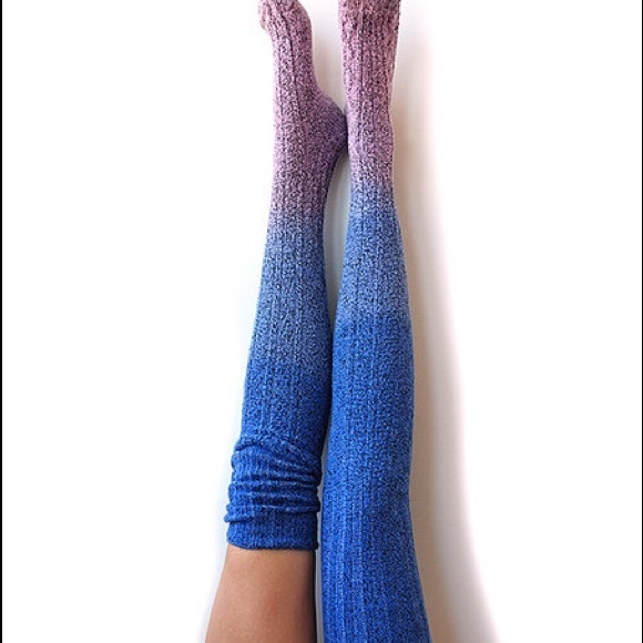 Peony and Moss Accessories - Peony and moss over the knee sweater socks nwt