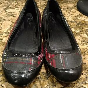 Coach Flats in Plaid