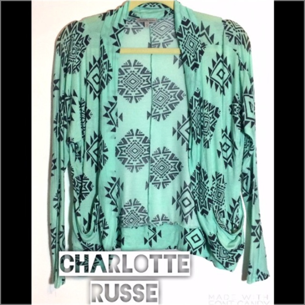 NWOT Charlotte Russe Tribal Cardigan - S