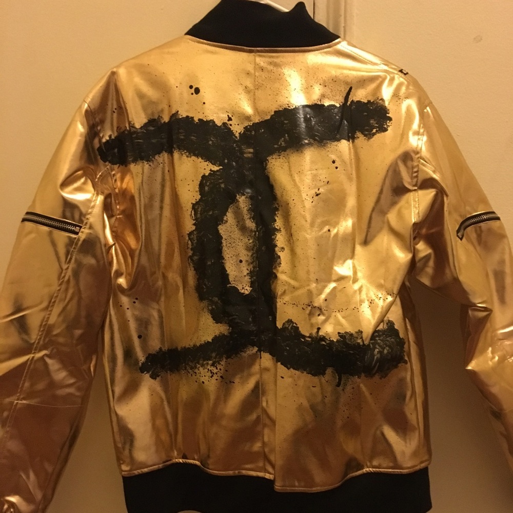 Chanel graffiti jacket