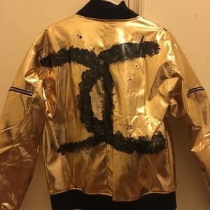 Chanel graffiti jacket