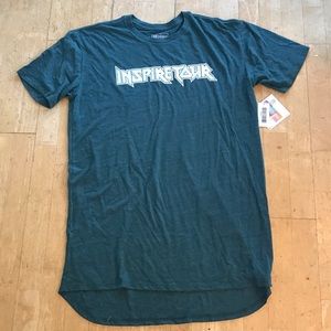 Teal LulaRoe Patrick "Inspire Tour" Shirt