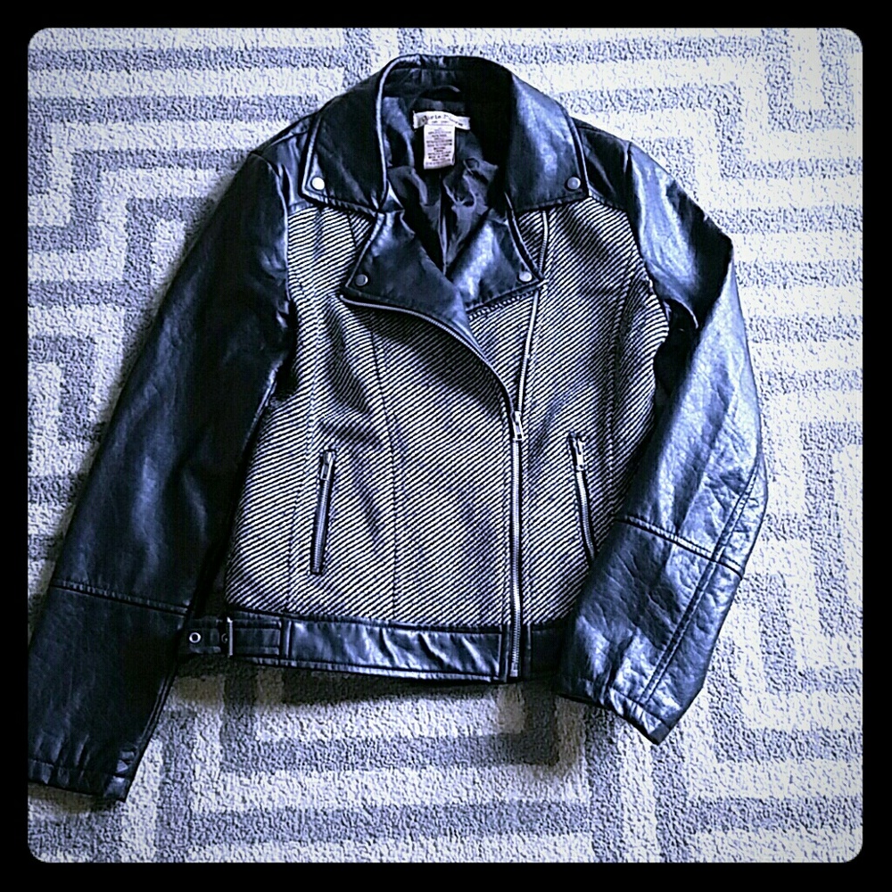 Black pleather jacket