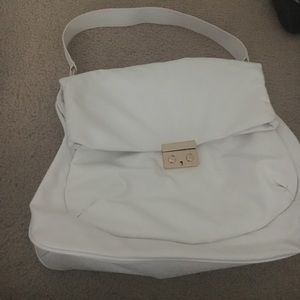 Cute white purse!