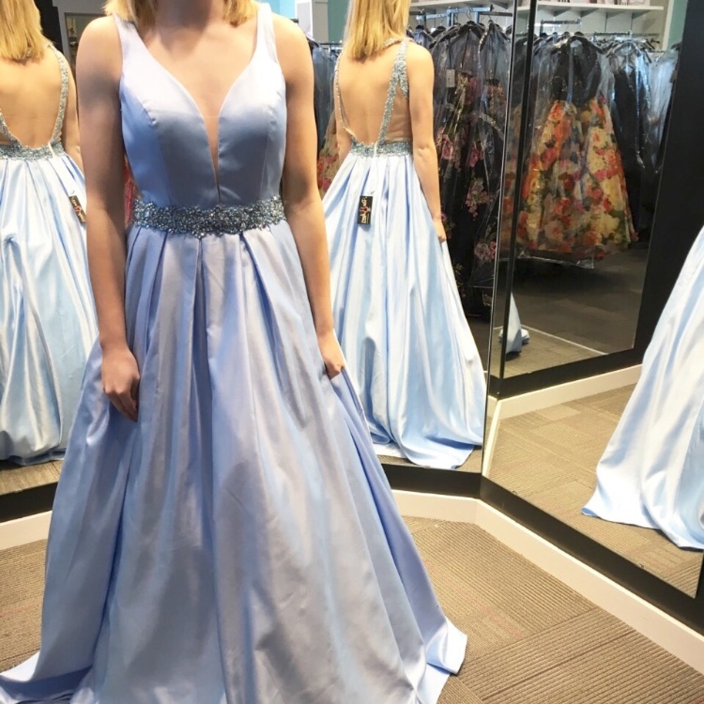 Light Blue Prom Dress