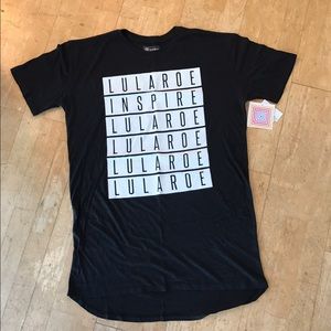 Black LulaRoe Patrick "Inspire Tour" Shirt