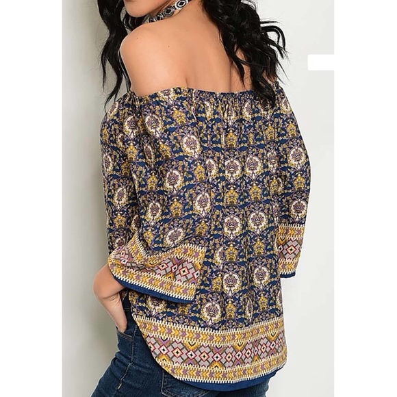 🔥SALE🔥 Last Medium❣️Off the Shoulder Olga Blouse - Picture 3 of 3