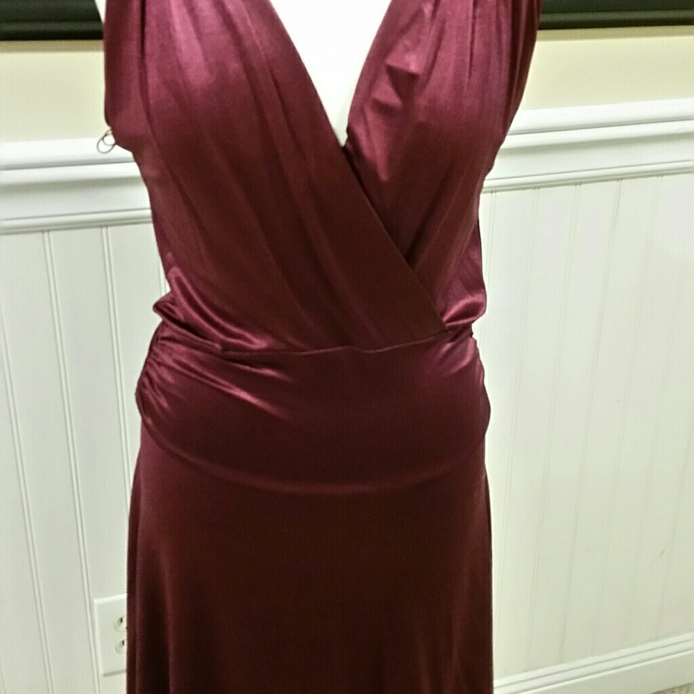 Black Halo silky dress