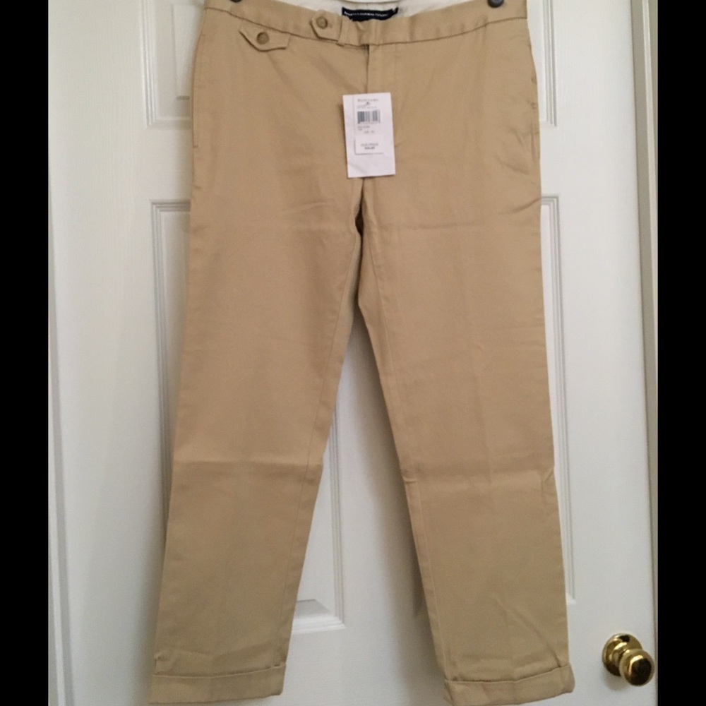 Ralph Lauren Sport Tan Colored Ankle Pants *NWT*