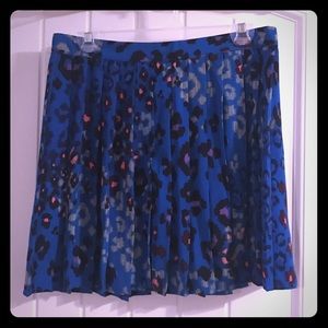 Leopard print skirt