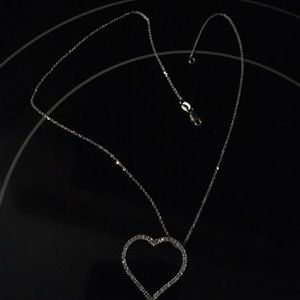 Jewelry - 14K White Gold Diamond Heart Brand New in Box Jewelry - 14K White Gold Diamond Heart Brand New in Box