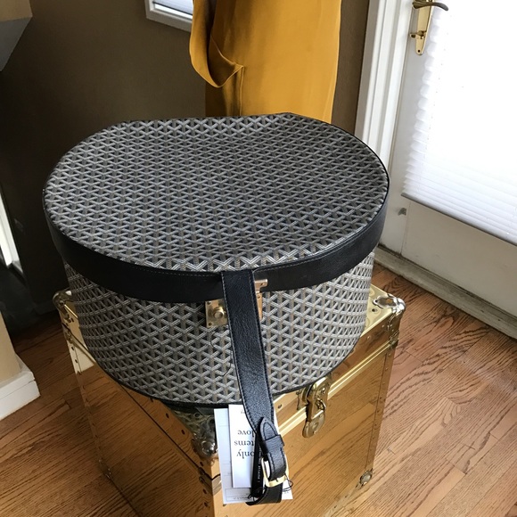 🚫SOLD🚫 AUTH Rare Goyard Hat Box Trunk, Antique - Picture 4 of 8