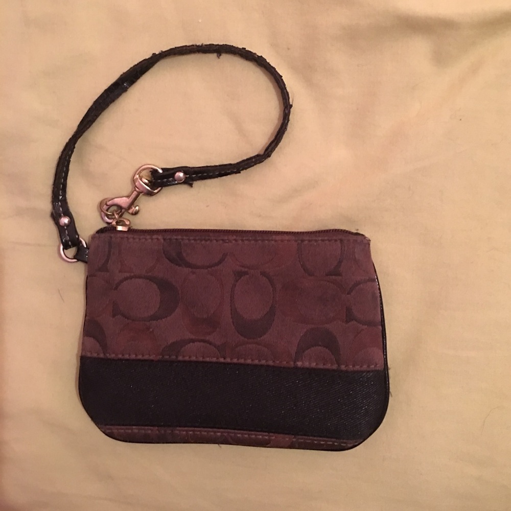 Coach wristlet, Used
