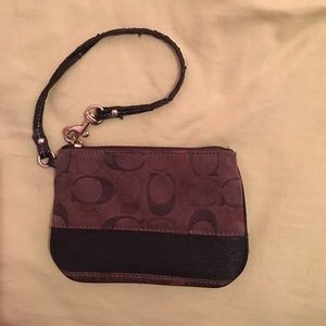 Coach wristlet, Used