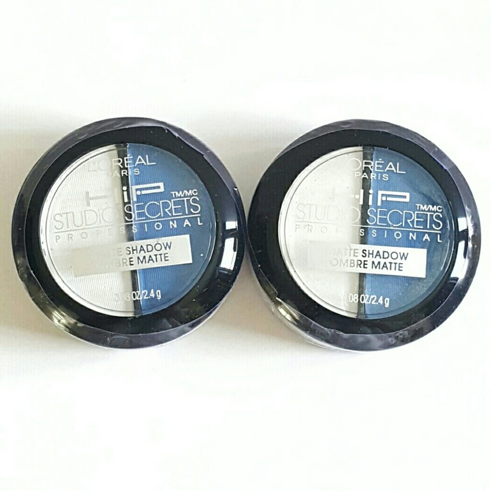 2x L'Oreal HiP Matte Eyeshadow Duo