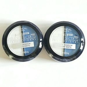 2x L'Oreal HiP Matte Eyeshadow Duo
