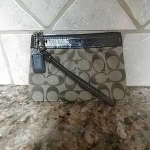 Authentic Coach wristlet