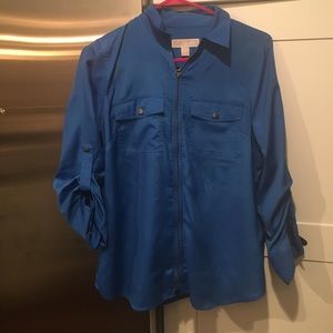 Blue Michael Kohrs blouse