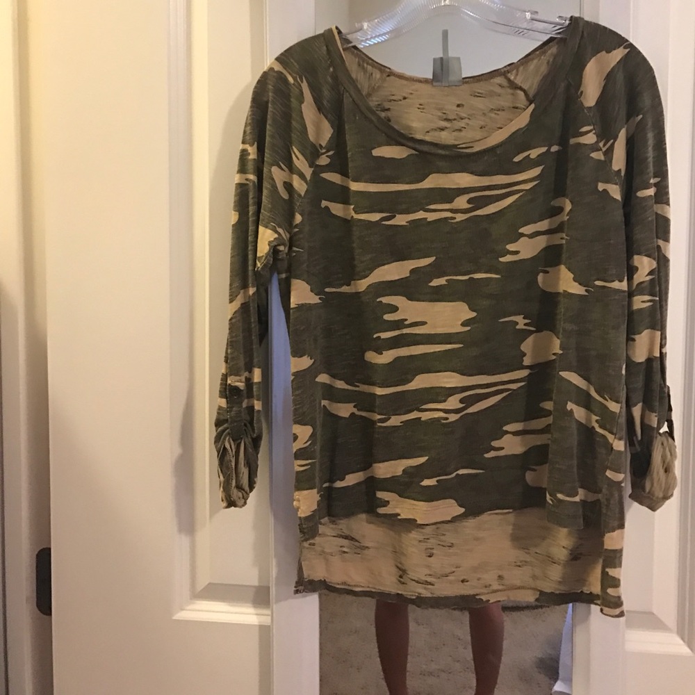 Army print top