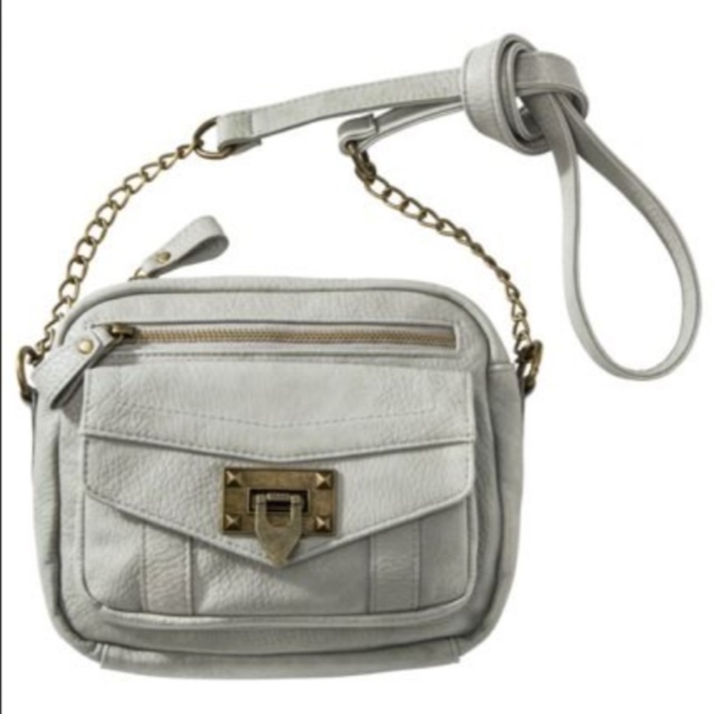 Xhilaration Key Item Crossbody Bag Gray