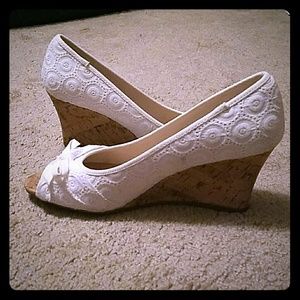Report Alexia Wedges in White