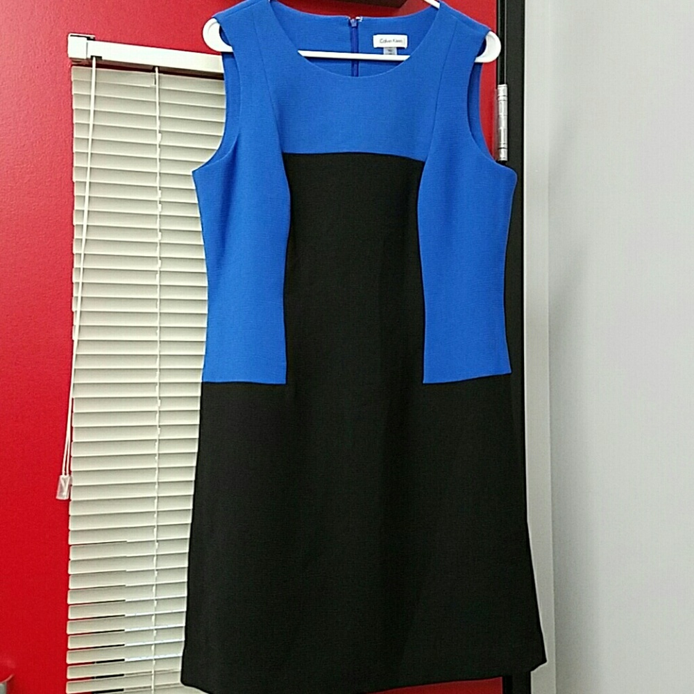 Calvin Klein Blue and Black dress