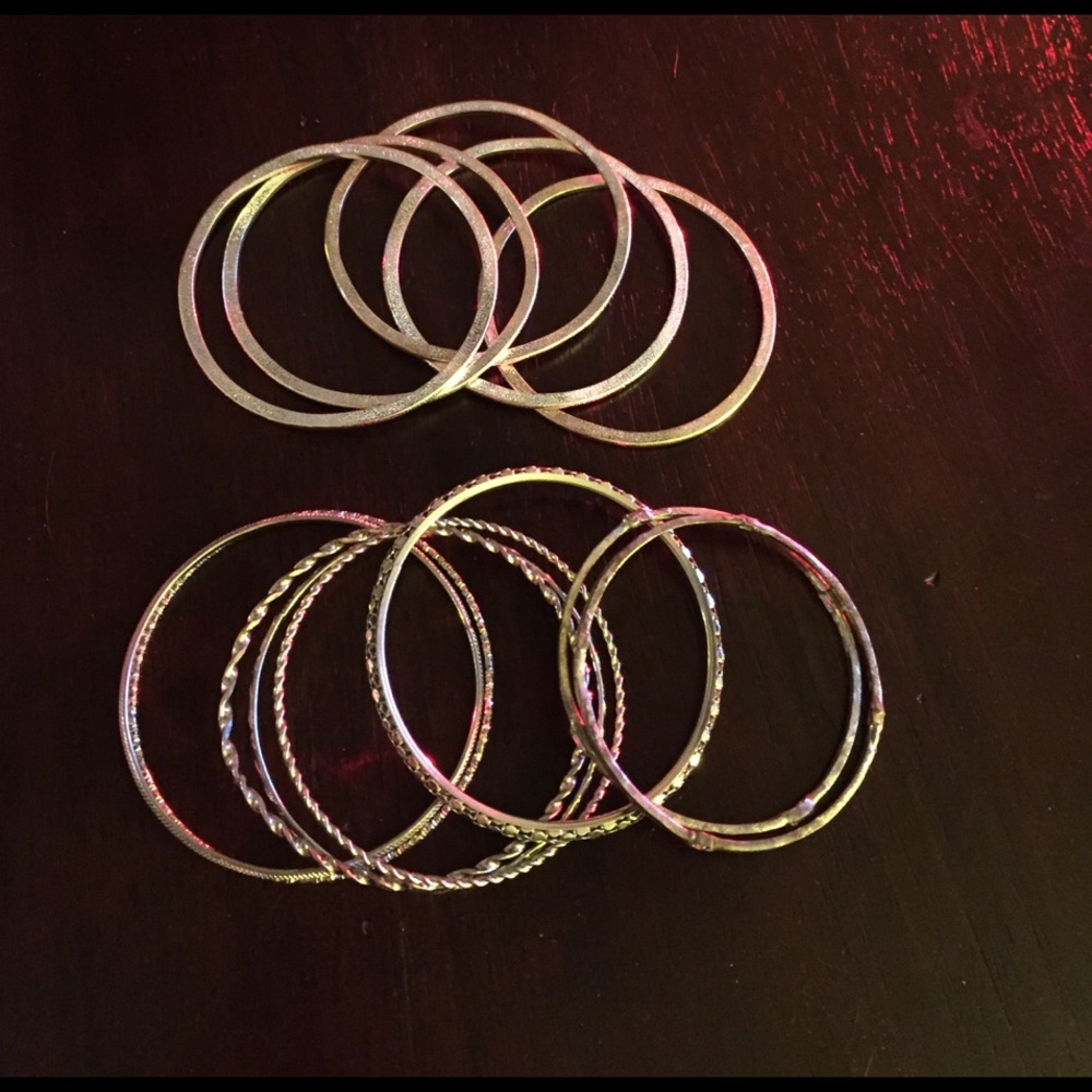 Silver Bangles