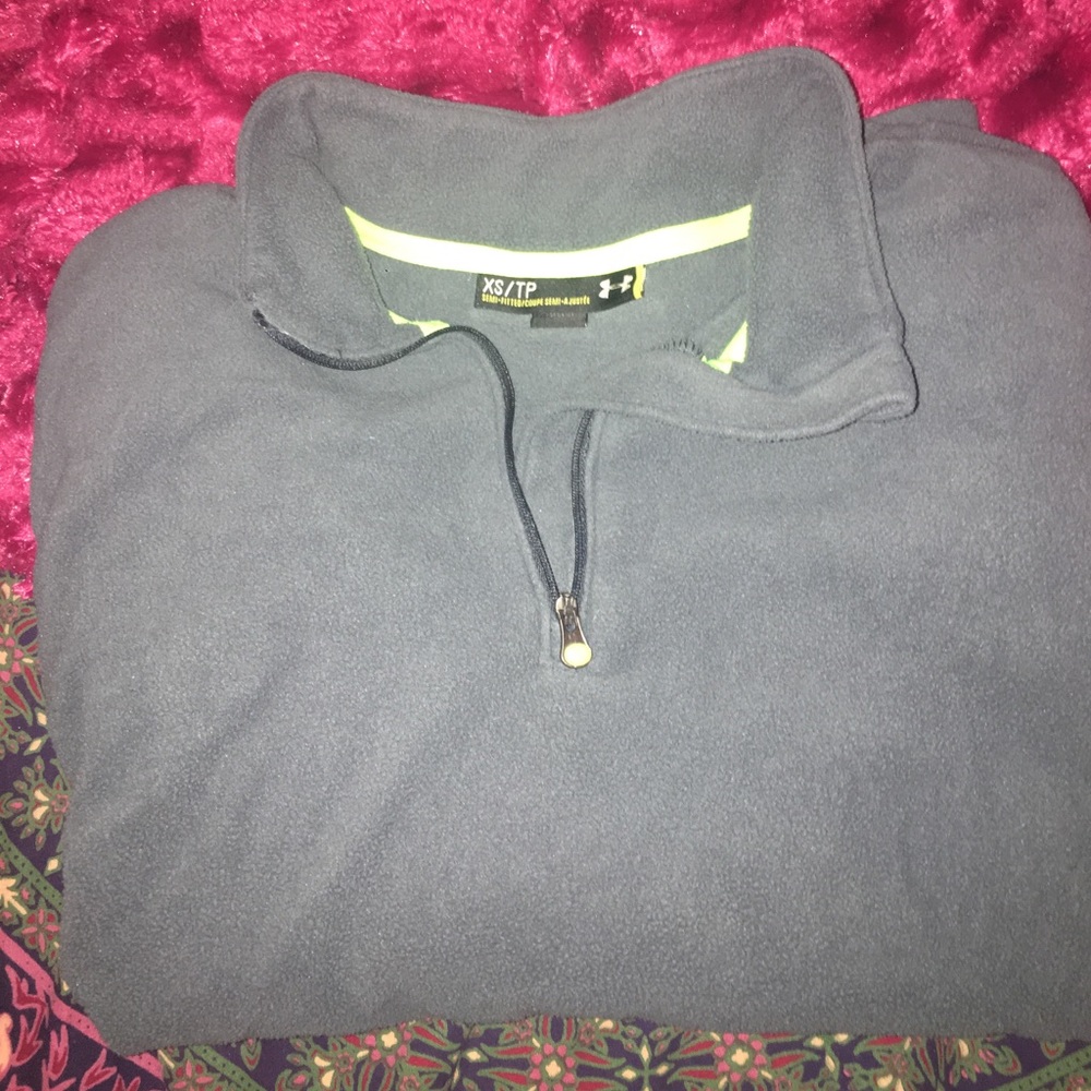Under Armour Grey quarter zip sweater - Picture 1 of 4