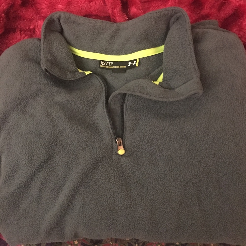 Under Armour Grey quarter zip sweater - Picture 2 of 4