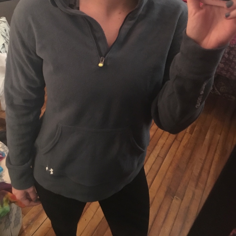 Under Armour Grey quarter zip sweater - Picture 4 of 4