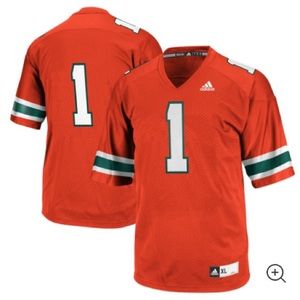 Miami hurricanes throwback jersey / adidas