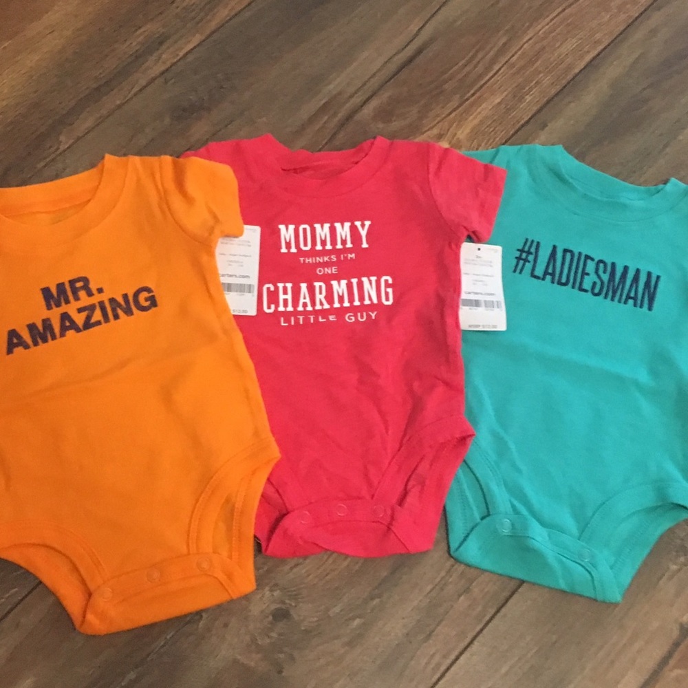 Carters bodysuits