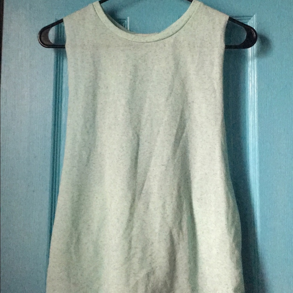 Mint green tank top