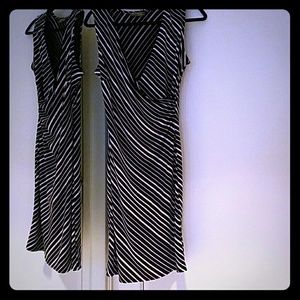 Beautiful stripe black and white dress