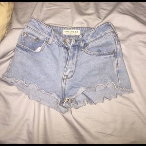 Bullhead hi rise shorts