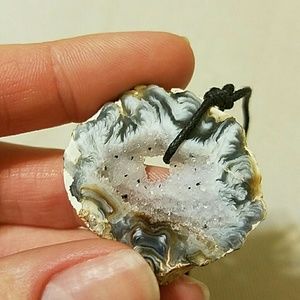 Geode Druzy necklace