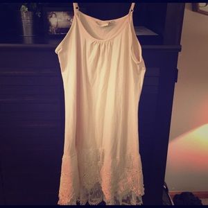 Cotton/ Lace dress