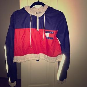 Baby Girl Crop Windbreaker