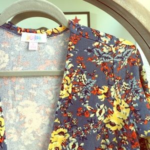 LuLaRoe Floral Sweater Wrap