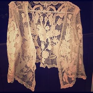 Lace sweater