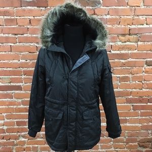 Black Nicole Miller New York Parka❤️