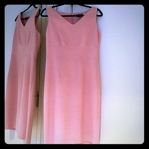 ANN TAYLOR pretty dress light pink