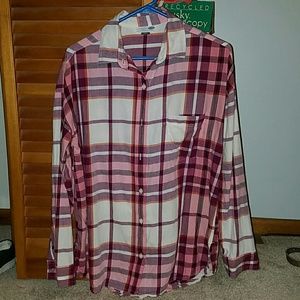 Old Navy Boyfriend Flannel Shirt